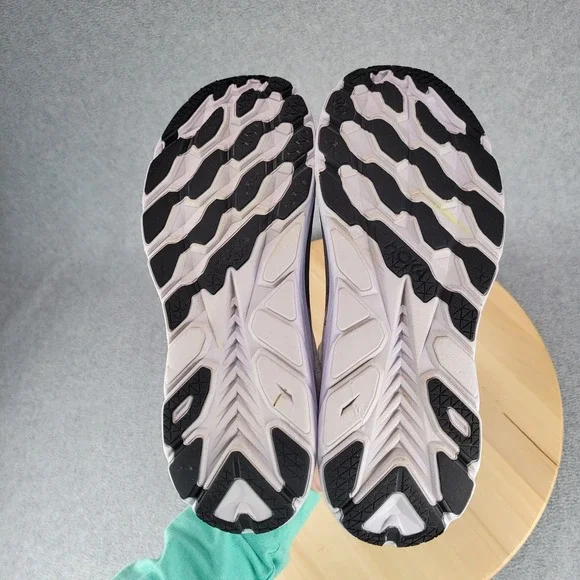 Hoka One One Clifton 8 Mens Running Shoes White Nimbus Cloud Road Trainers - Picture 7 of 10